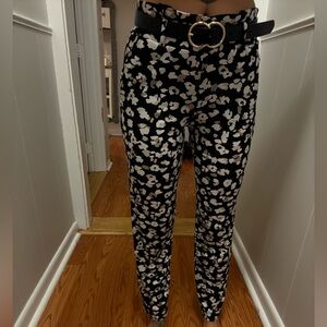 White House Black Market Floral Dress Pants